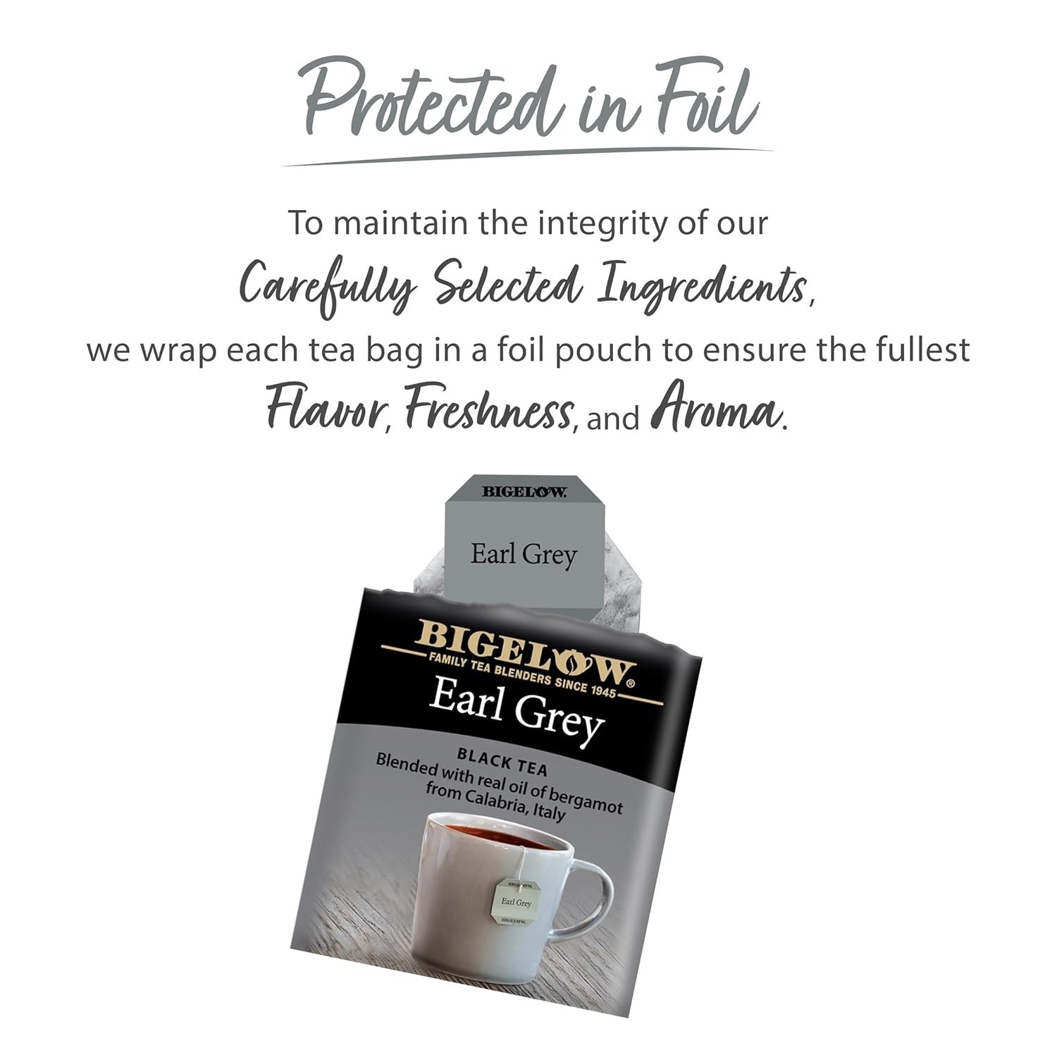 Classic Earl Grey Tea Bags – 120 Count, Individually Wrapped for Freshness