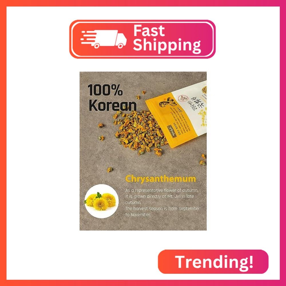 Ssanggye Chrysanthemum Buds Loose Tea 25g, Mildly Sweet Flavor with Floral Premi