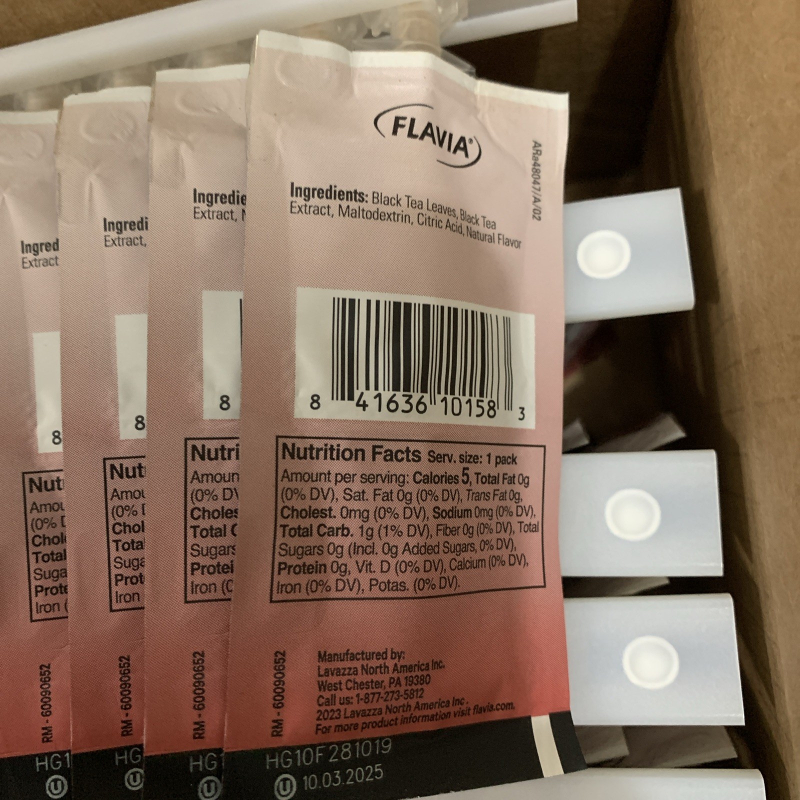 (Short Date) 200 Pack Bright Tea Co Iced Black Tea Flavia Packs BULK