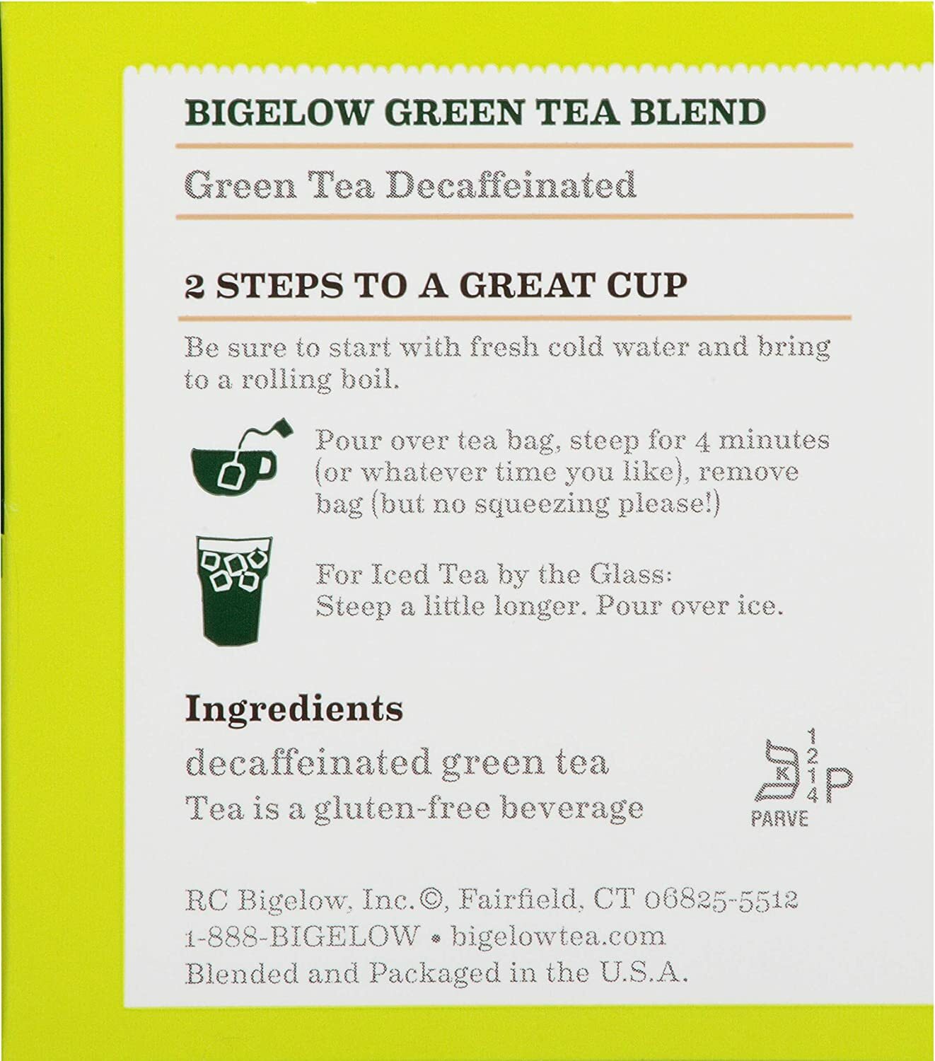 Lot Bigelow Green Tea Classic Decaf 120 Bag Brew Instant Easter Spring FreeShip