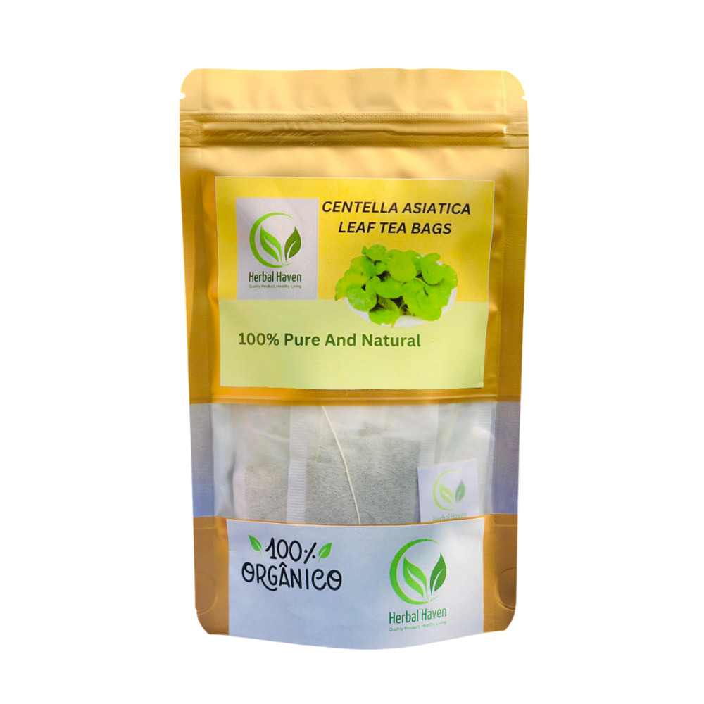 Gotu Kola Tea Bags (Centella Asiatica) 100% Natura Herbal Leaf Tea Caffeine Free