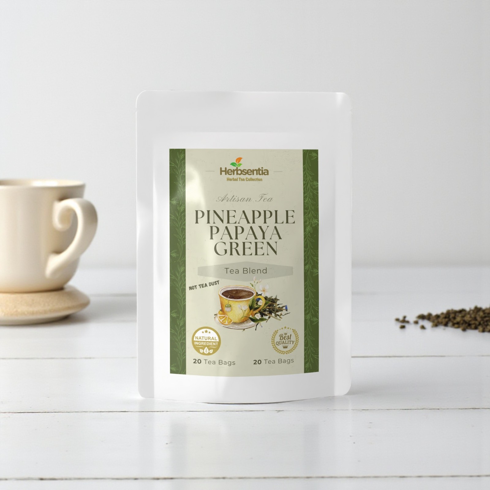 Pineapple Papaya Green Tea