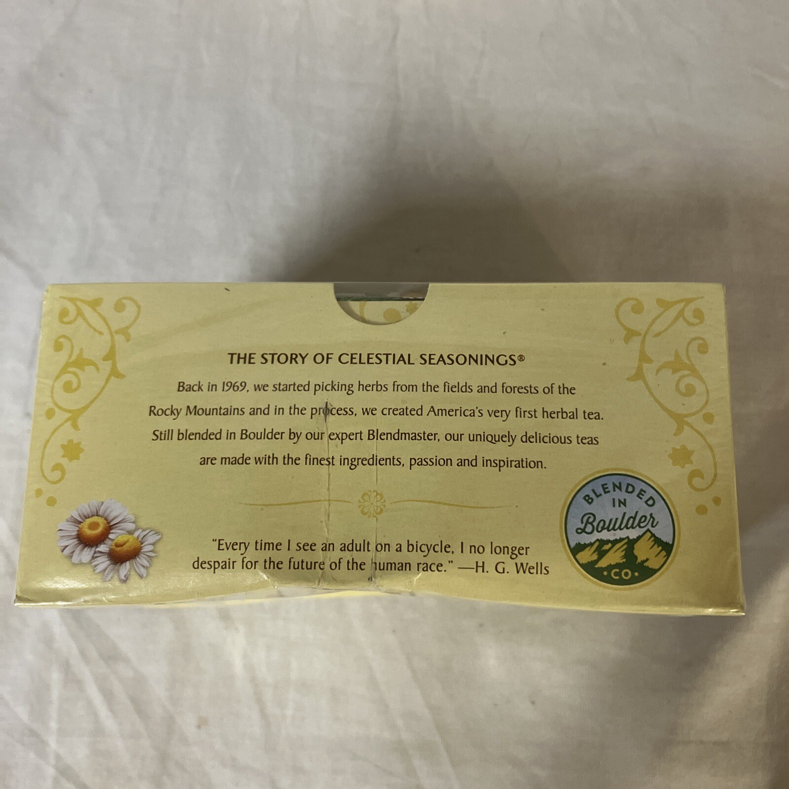 Lot of 2 Celestial Seasonings Chamomile Herbal 20 Tea Bags Each BB 3/23/25 FS!