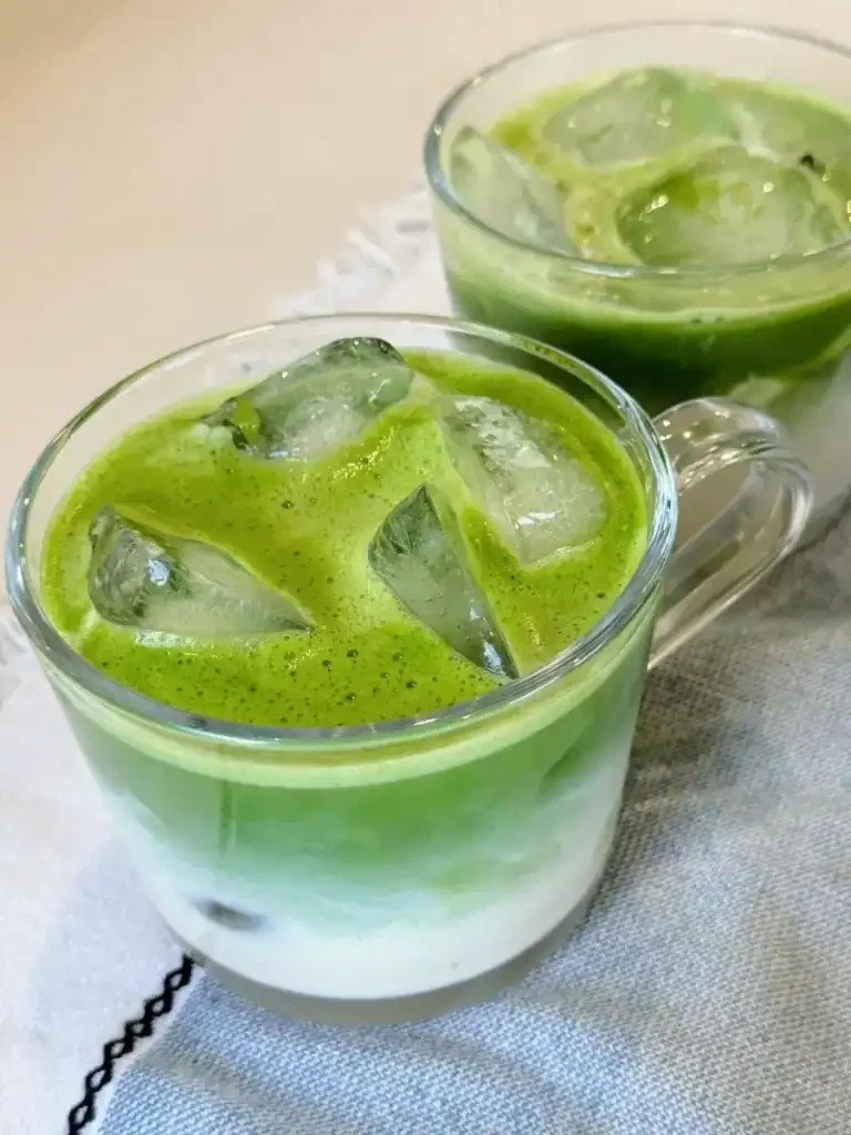 Karma Kitchen Japanese Barista-Style Vanilla Matcha Latte w/ Whole Oat Milk