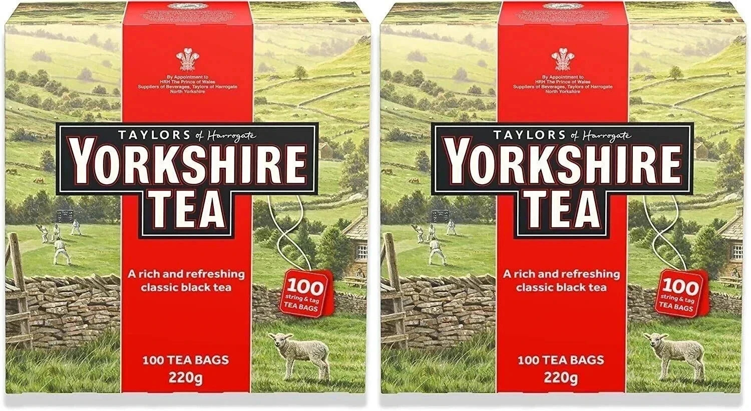 Taylors of Harrogate Yorkshire Tea 100 Tea Bags 220G