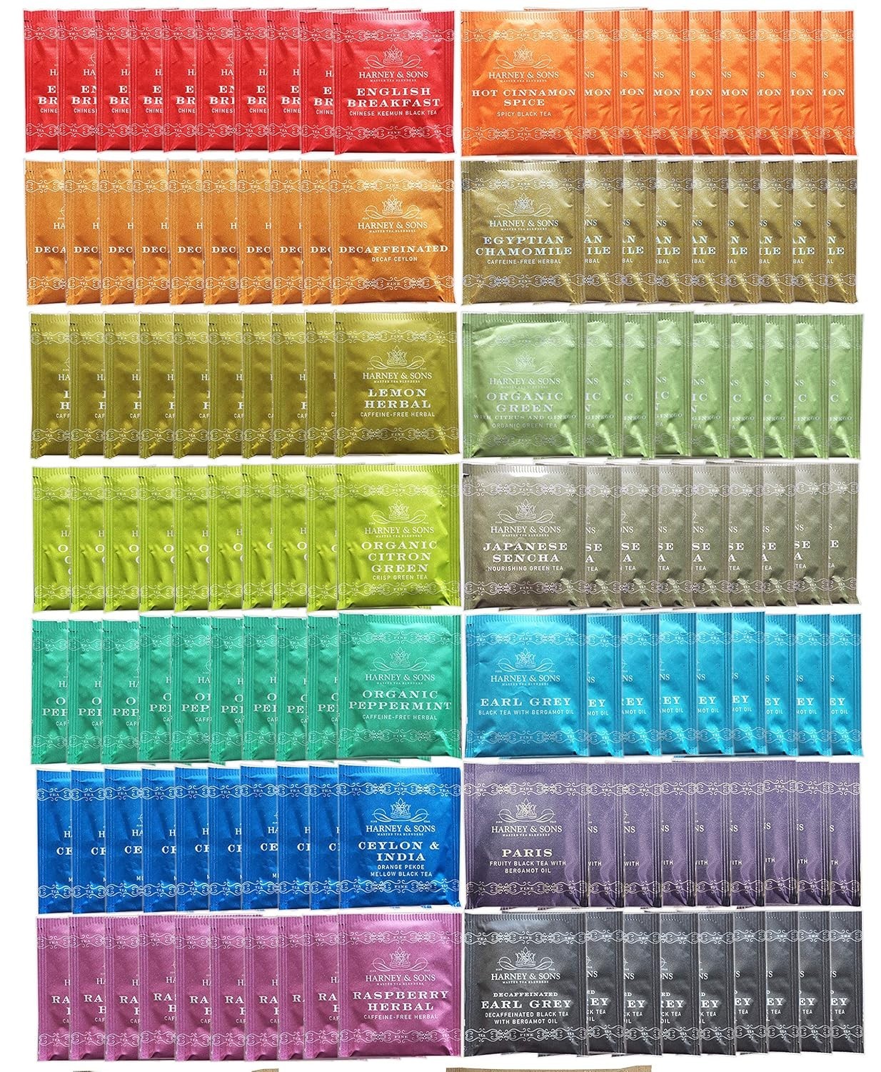 Assorted Tea Sampler 140 Count Gift Set