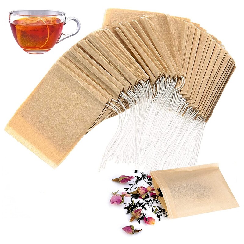 10-5000pcs Disposable Tea Bags for Loose Leaf Tea Unbleached Tea Filter Bags LOT