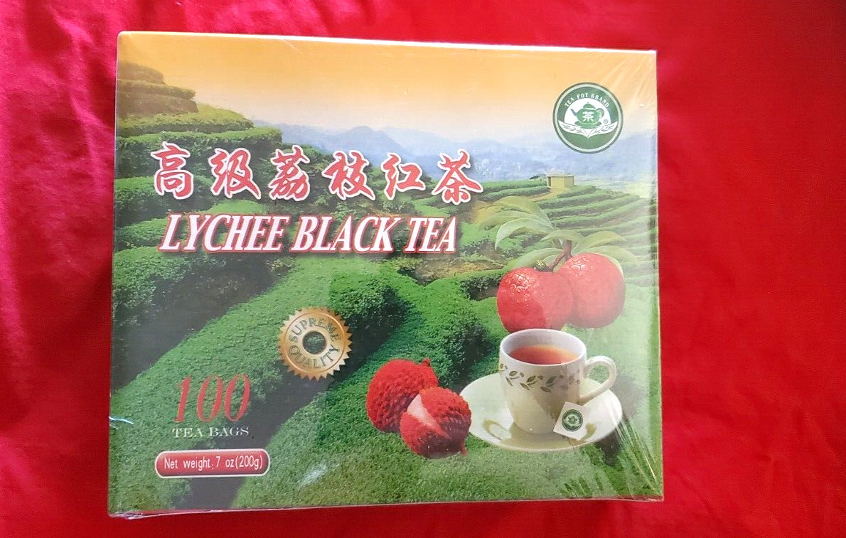 LYCHEE BLACK TEA NET WEIGHT 7 OZ (100 BAGS )