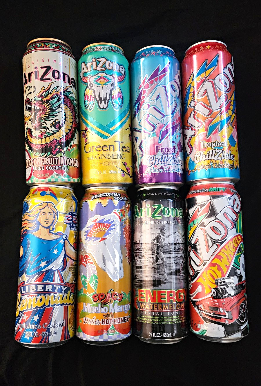AriZona Green Tea w/ Ginseng & Honey Canned Drink 22 fl oz, 8-Pack