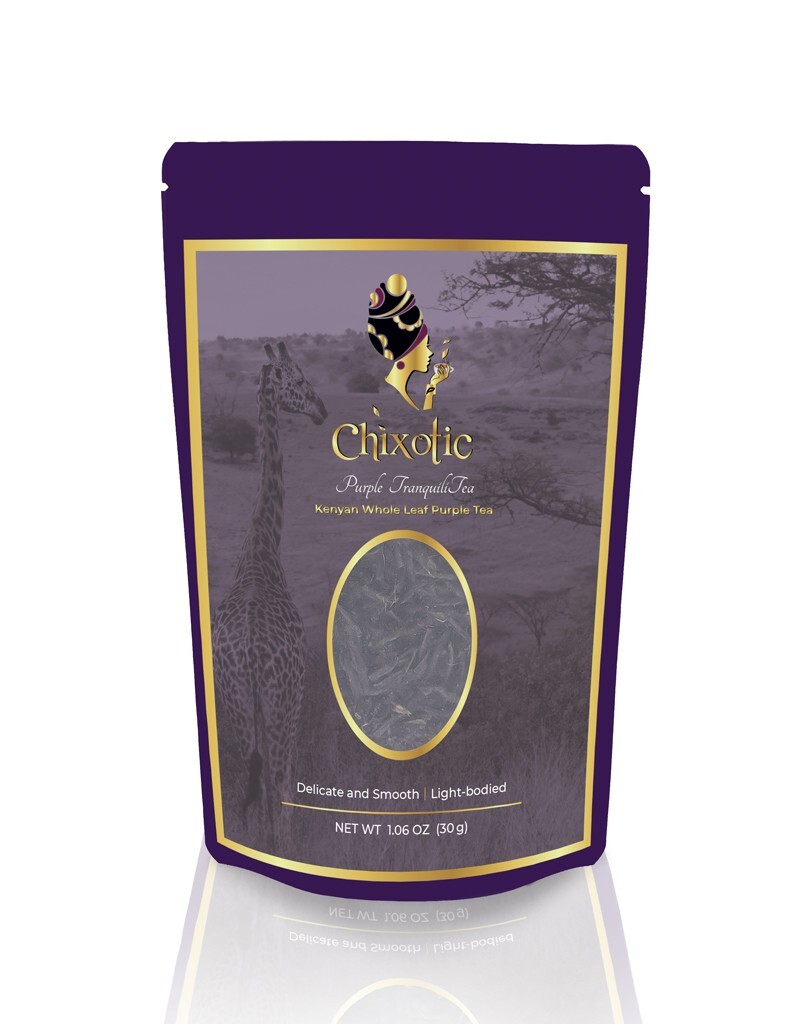 Whole Leaf Kenyan Purple Tea | Steamed | High Antioxidants | Anti Aging | 30 g