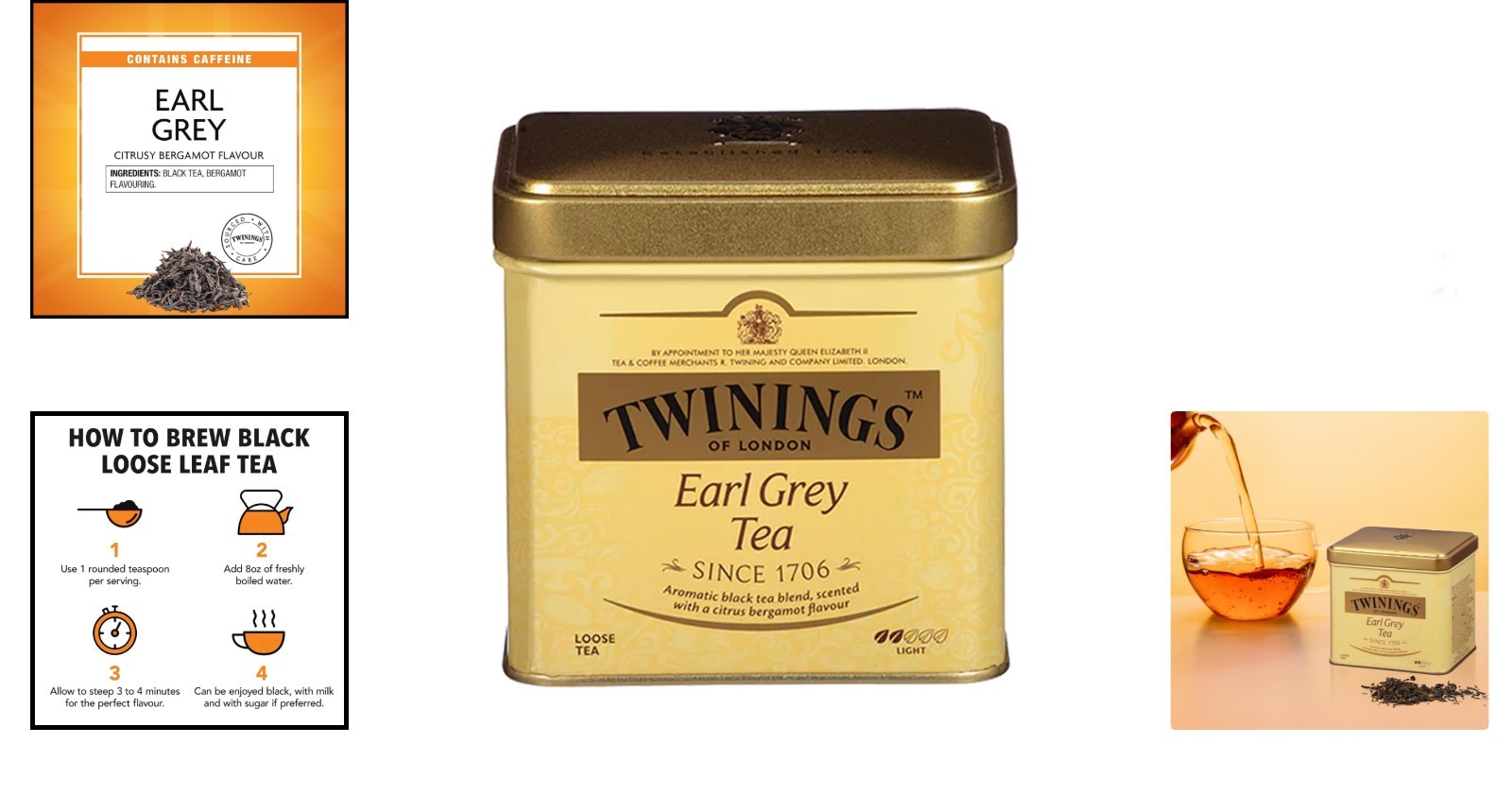 Robust Earl Grey Loose Tea, 7.05 Ounce – A Perfectly Caffeinated Indulgence