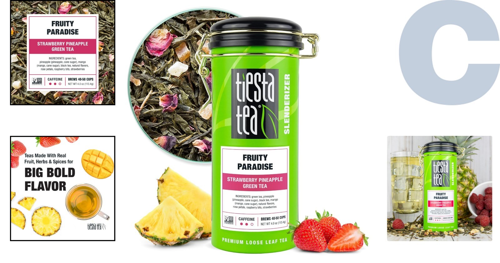 Strawberry Pineapple Green Tea – Relax with Fruity Paradise Blend