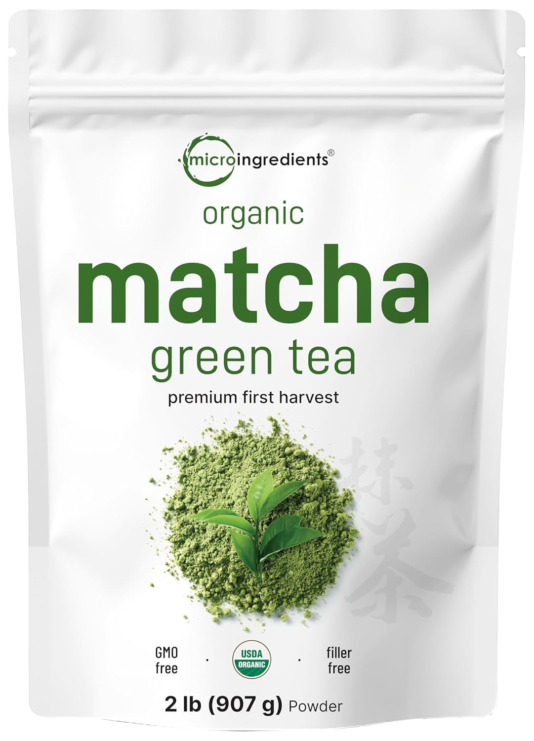 Organic Matcha Green Tea Powder, 2 Lb | First Harvest, Culinary Grade from Ja…