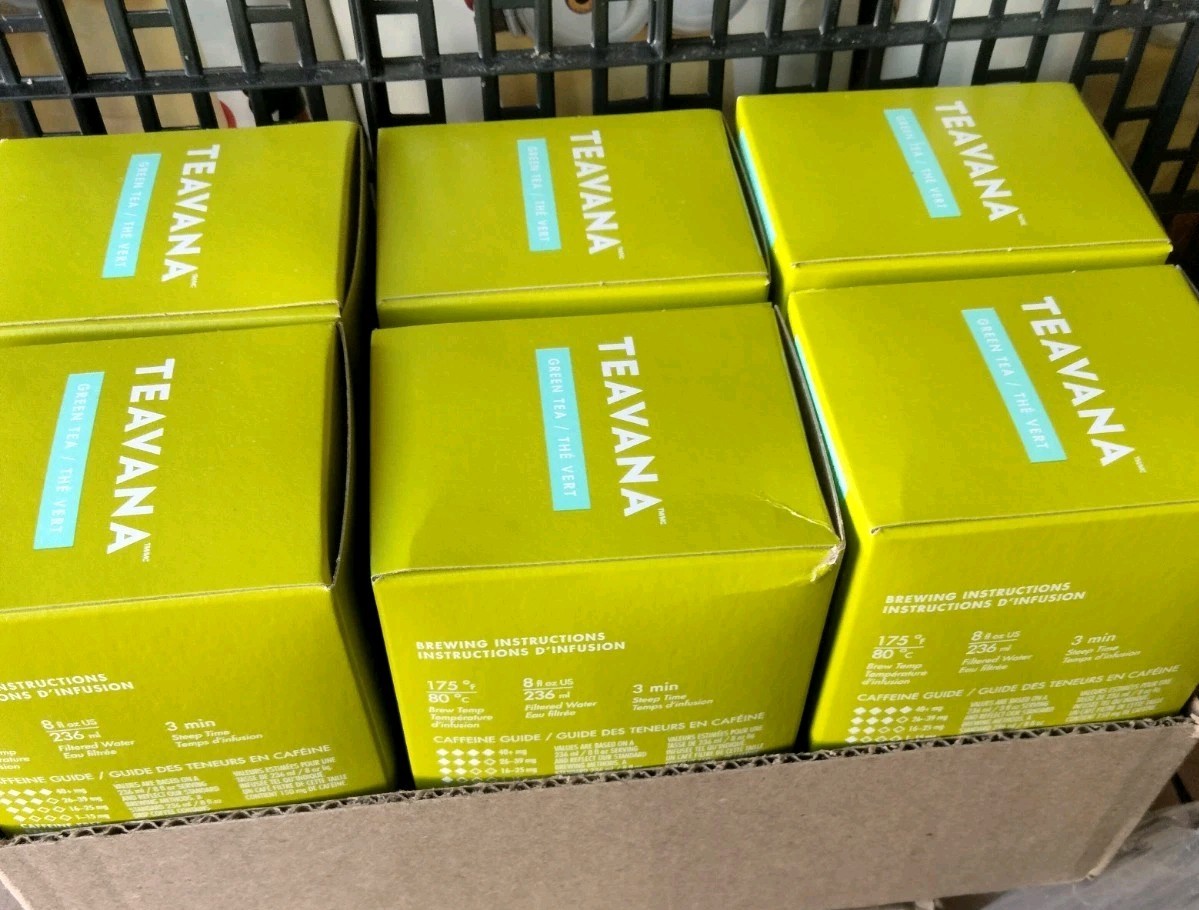 6x Teavana Jasmine Citrus Green Tea 24ct. Filterbags Best Before:11/26/25