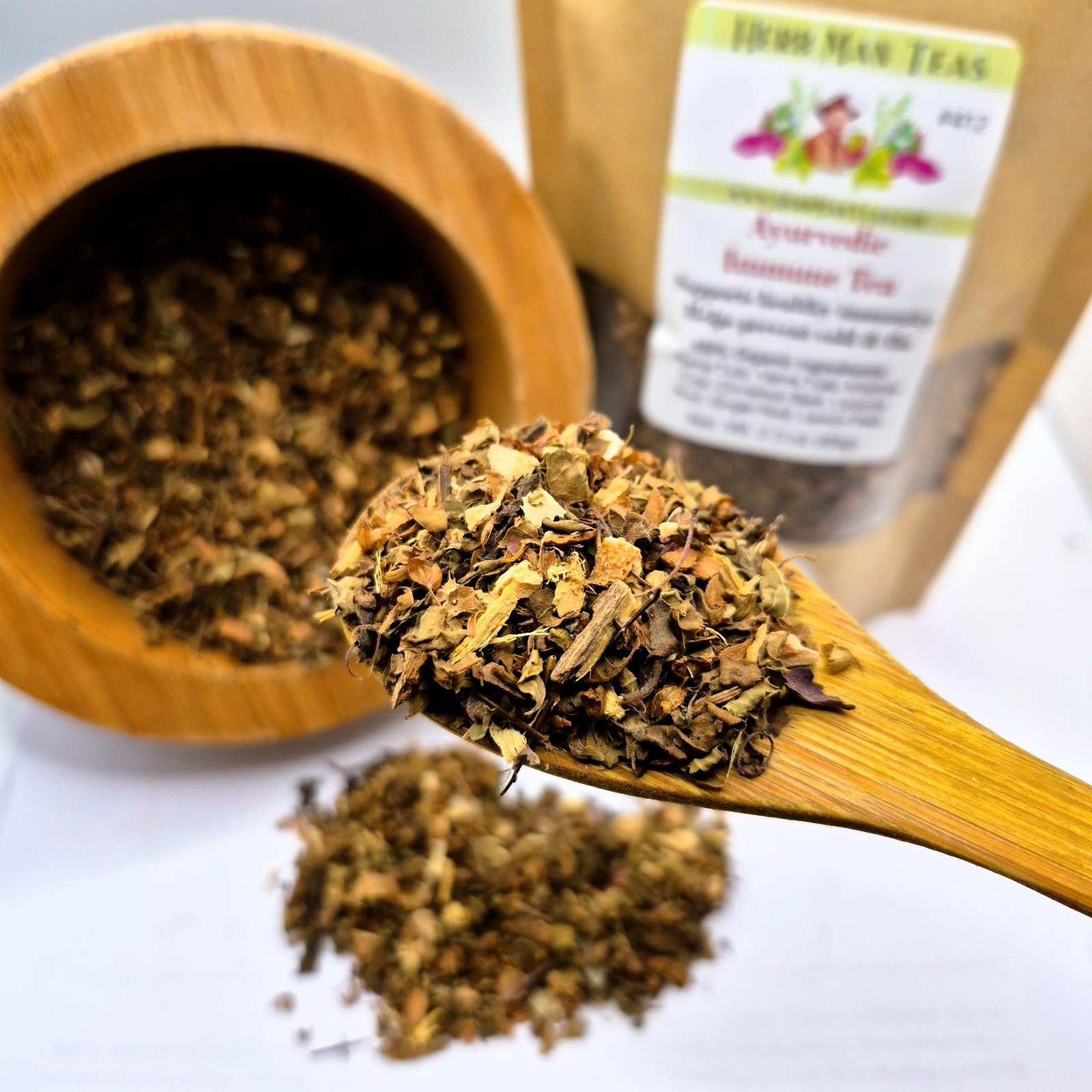 IMMUNE TEA -proven Immune formula to never get a cold by mater herbalist -3 oz.