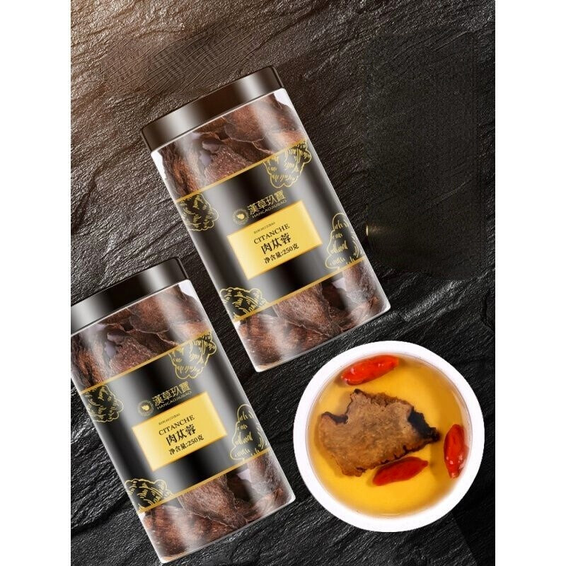 250g Organic Cistanche Slice Rou Cong Rong Dijing Tubulosa Men’s Health Herb Tea