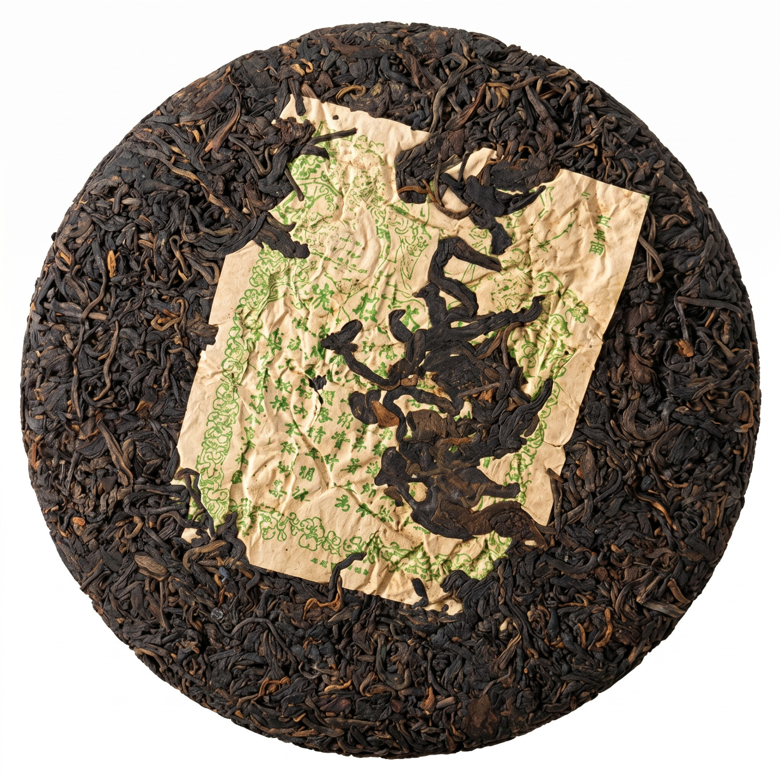 1970s Antique Jingchang Hao Big Fei Raw Pu-erh Tea Cake 380g