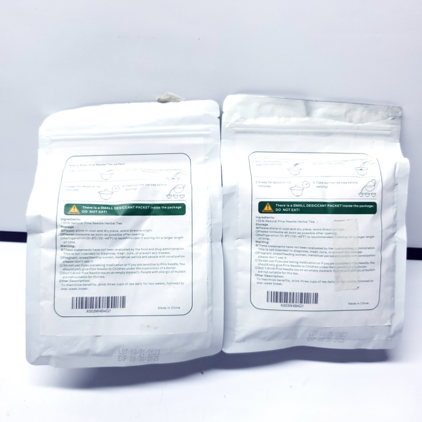 Pine Needle Tea Bags (99 Tea Bags Total)