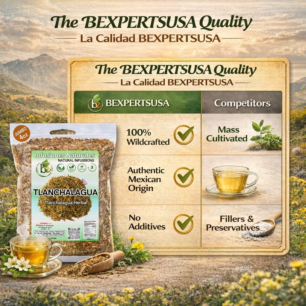 Tlanchalagua Té Herbal (Tlanchalagua Dried Herbal Tea) 4 oz (113g)