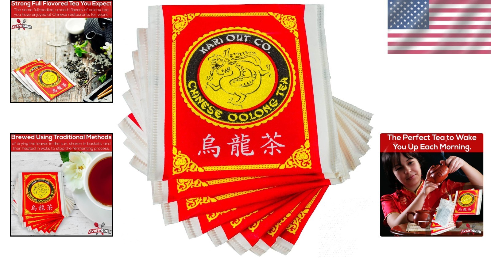 Restaurant-Grade Oolong Tea Bags 300 Ct. – Caffeinated Blend
