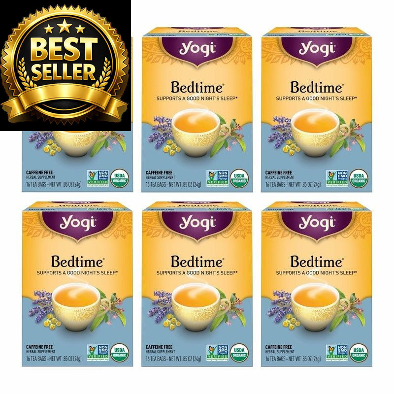 Yogi Tea – Bedtime (6 Pack) – Supports a Good Night’s 16 Count (Pack of 6)