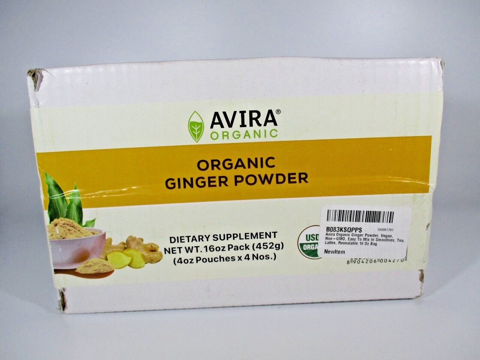 Avira Organic Amla Powder, Allergen Free, Vegan, Non-GMO, Superfood, 1 lbs