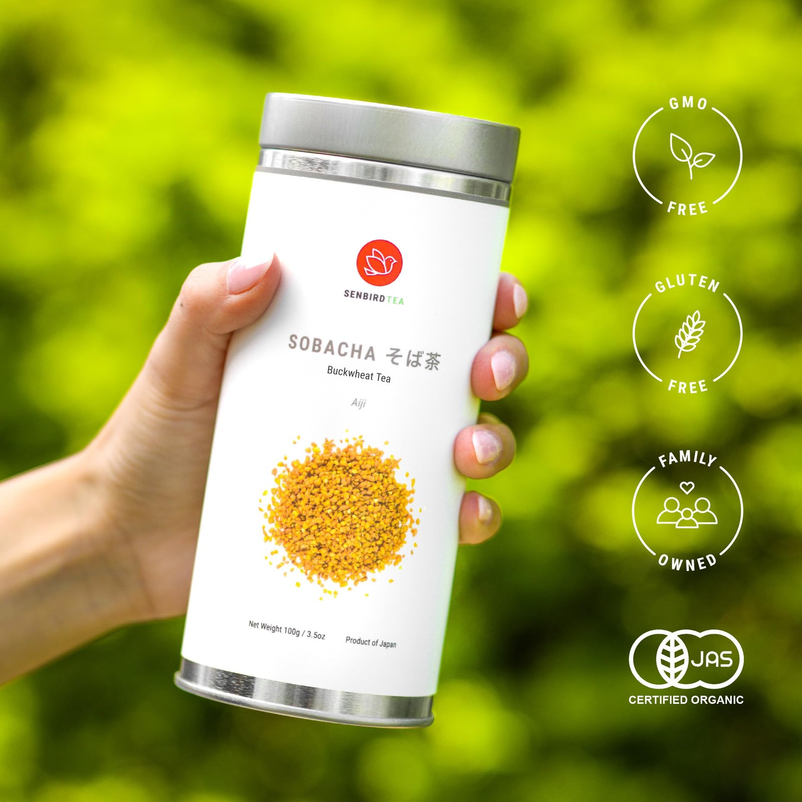 Senbird Premium Sobacha Japanese Soba Buckwheat Tea From Hokkaido Loose Le…