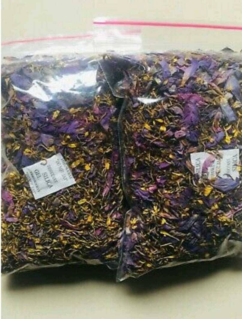Natural Organic Dried Blue Lotus Nymphaea Caerulea Flower 100% Herbal Tea 50g.