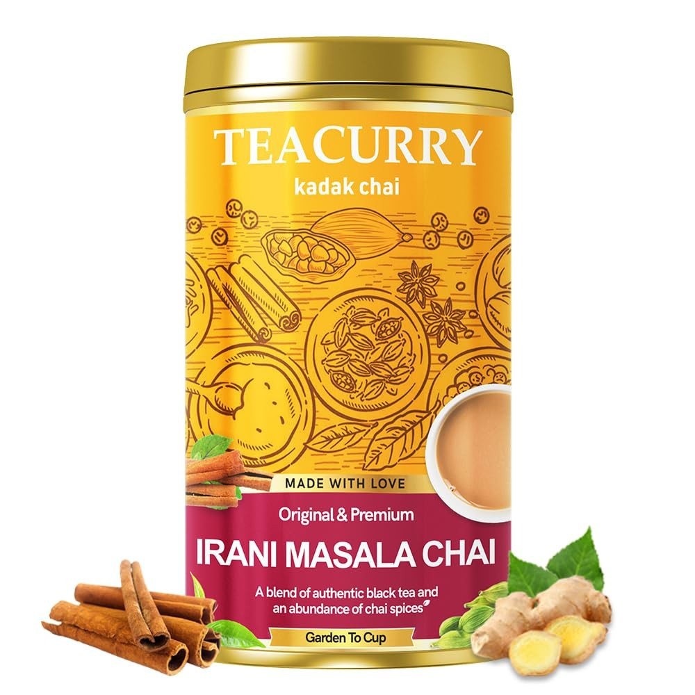 TEACURRY Irani Masala Chai (100 Grams, 50 Cups)