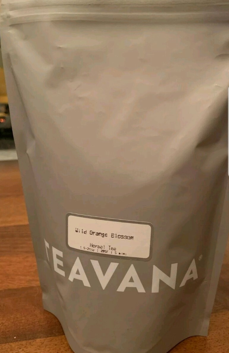 🍓❤️ NEW! TEAVANA DELICIOUS 🍓🍊 2 OZ WILD ORANGE BLOSSOM TEA SEALED BAG! 🍓🍊❤️