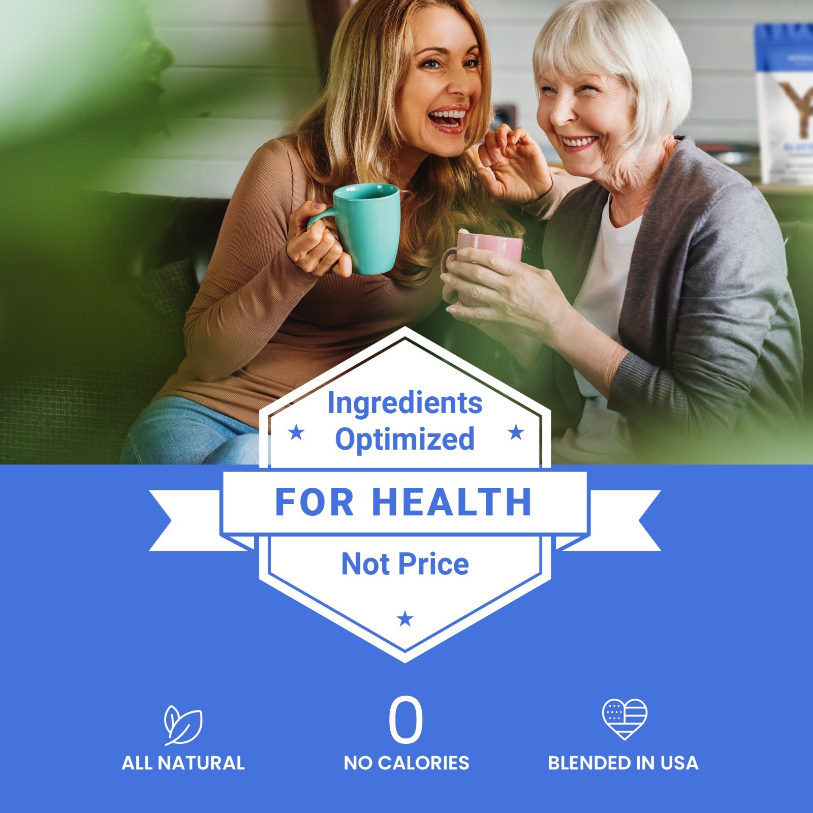 HERBALY Glucose Functional Tea Organic Blood Sugar Wellness