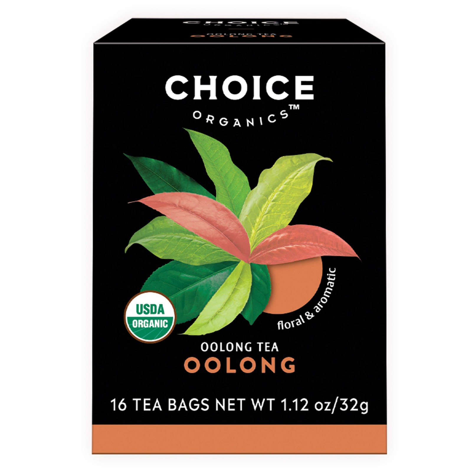 Organic Oolong Tea 16 Count USDA Certified Non GMO Fair Trade Gluten Free