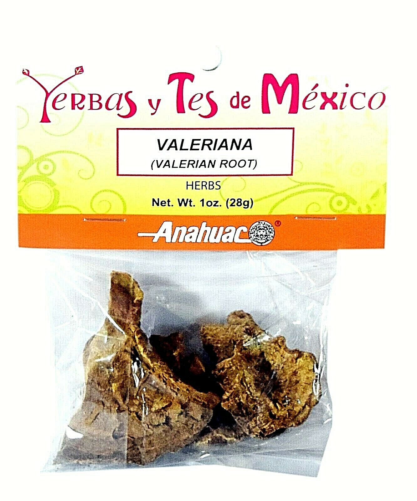 ANAHUAC VALERIANA VALERIAN HERBS HIERBAS MEXICANAS Net Wt 1 oz (28g)