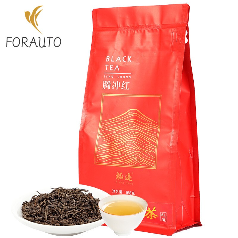 Yunnan Ji Bian High Mountain TENG CHONG Black Tea Tengchong Dian Hong Tea 168g