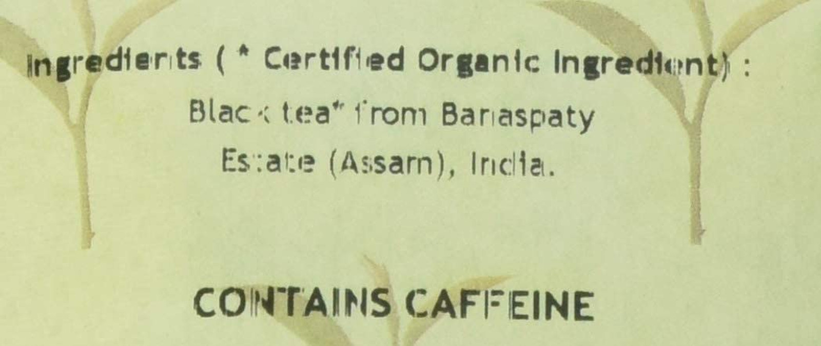 Tea Bulk, Organic Assam Banaspaty Estate Tea 1 Pound Bag