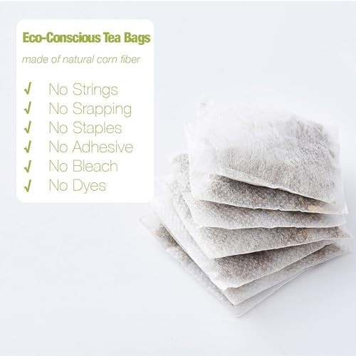 50 Bags Roasted Dandelion Root Tea Bags, 2.5/Bags, Natural Dried Dandelion..