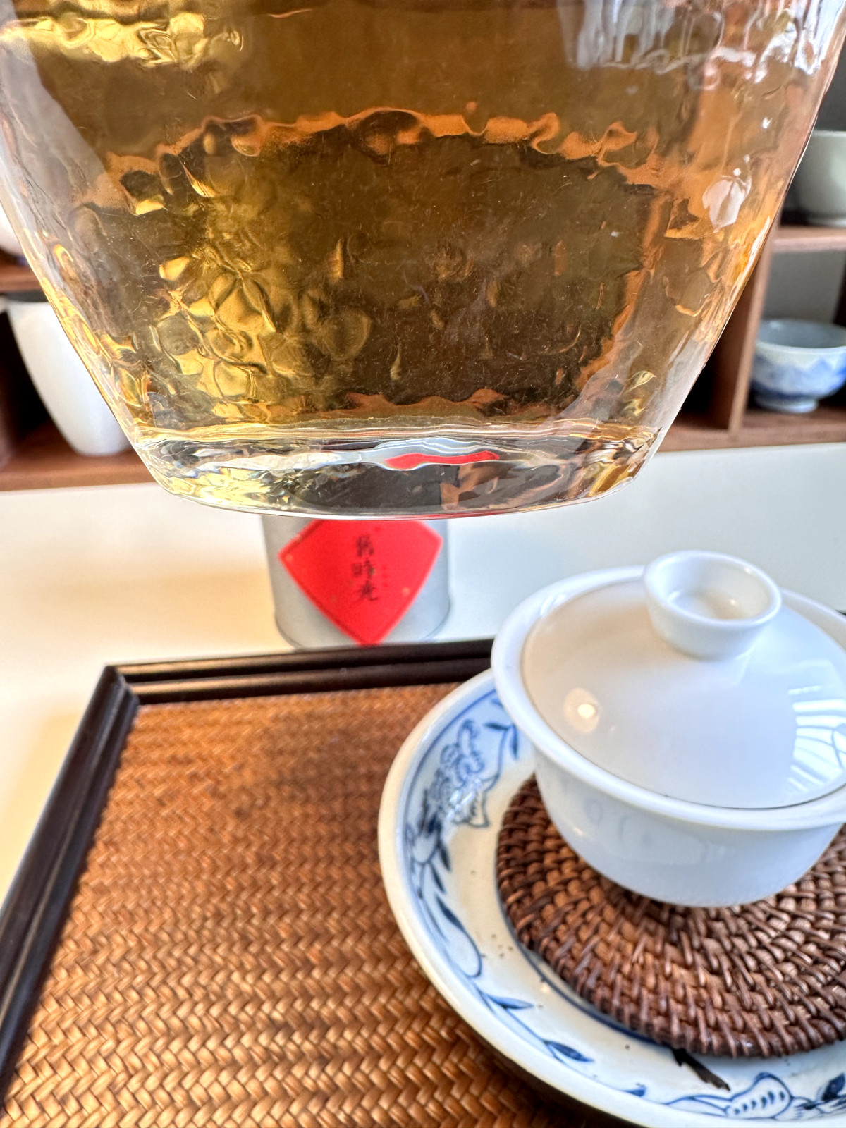 2010 Fuding Spring Shou Mei Cake, Longevity Eyebrow Aged White Tea, 20 g