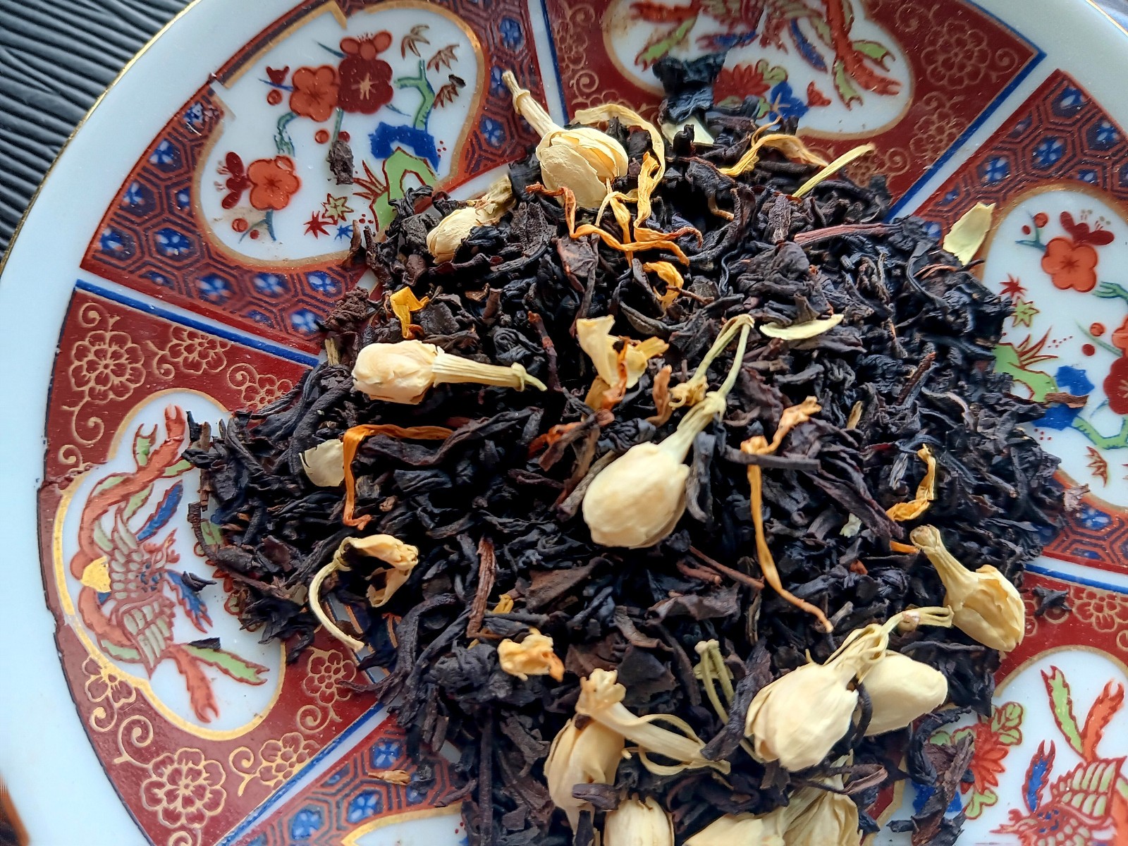 Cinnamon Peach & Jasmine Flower Blend Loose Leaf Aged Premium Black Tea