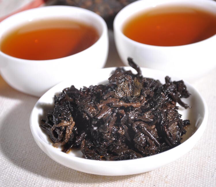 2002 Yr Yunnan CNNP Zhongcha Ripe Cooked Pu’er Puer Puerh Pu-erh Tea Cake 357g