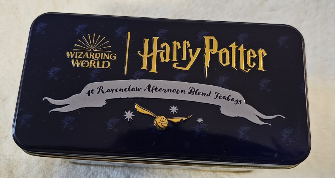 Harry Potter Tins of 40 Breakfast Blend Teabags Each-Full SET NEW Sealed