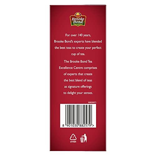 Brook Bond Red Label Natural Care Tea 1.1 Pound with 5 Ayurvedic Ingredients