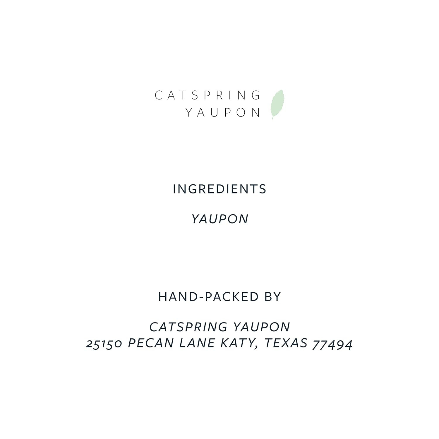 Pedernales – Green Yaupon Yaupon Box of Loose Leaf Yaupon – Naturally Caffeinate