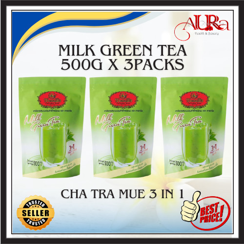 Milk Green Tea 3 in 1 – Cha Thai 500gm x 3 packs