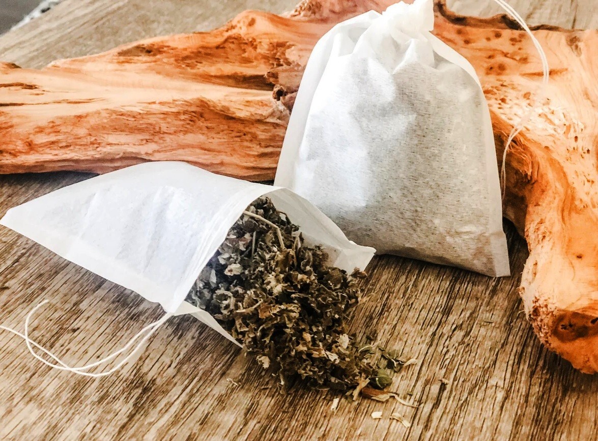 10cm x 12cm Tea Bag With String Fabric Paper Teabag 50pcs / 100pcs/200pcs