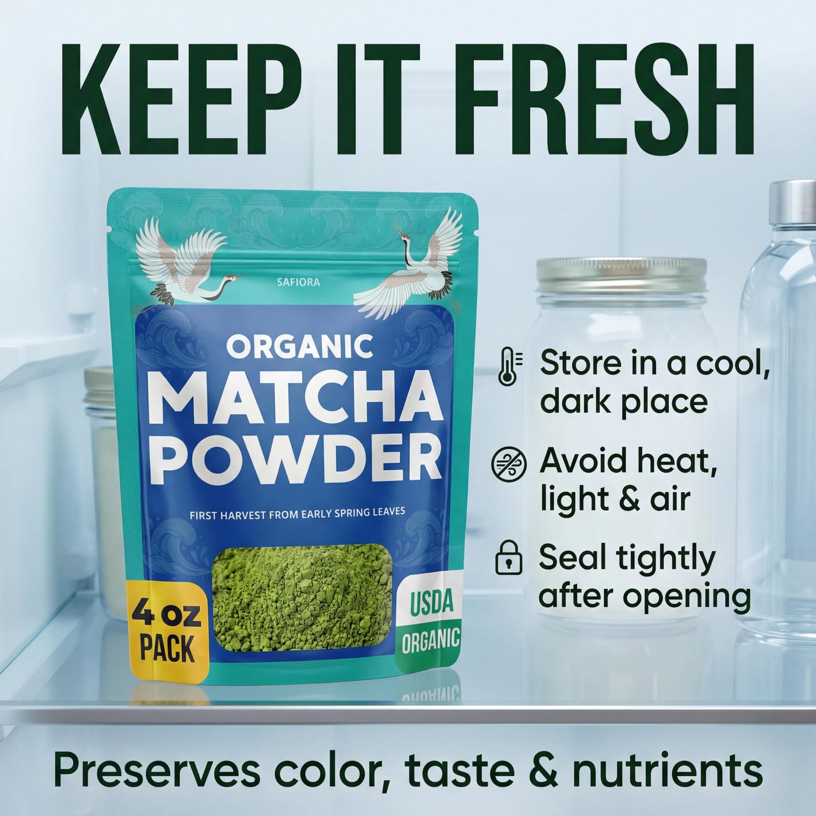 Matcha Powder – Organic Green Tea Powder, Culinary Premium Grade Matcha for L…