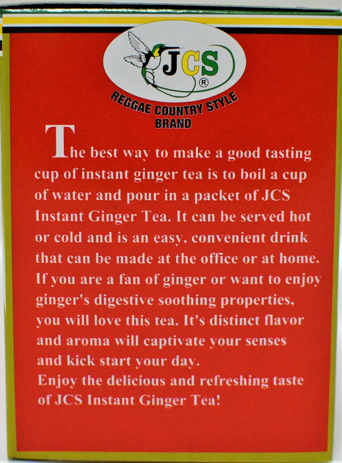 JCS Instant Ginger Tea 11Packets (198g) – Curated & Packaged by ODatzGood