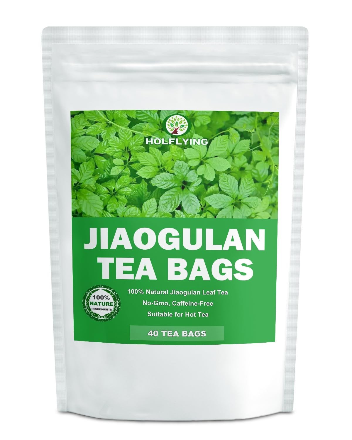 40 Count Jiaogulan Tea Teabags – 100% Natural, Caffeine-Free, Antioxidant Rich