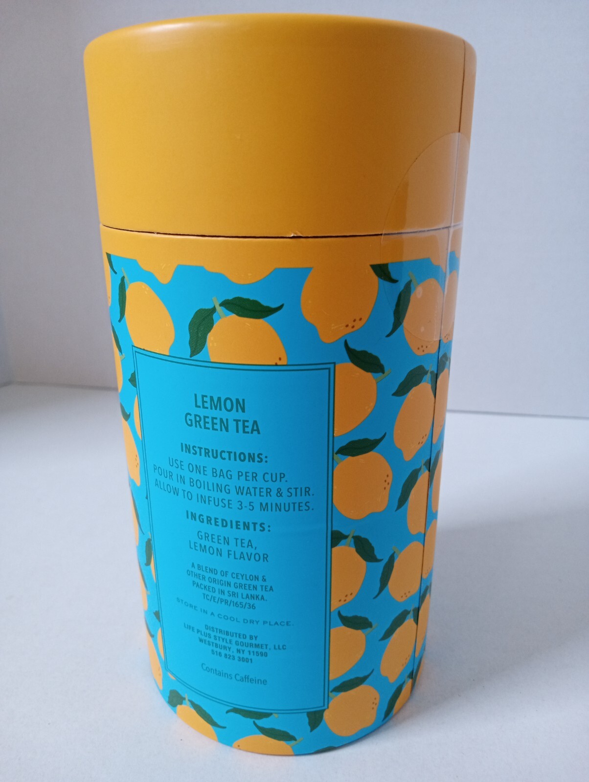 Tea Wisdom Lemon Green Tea 50 Bag Package