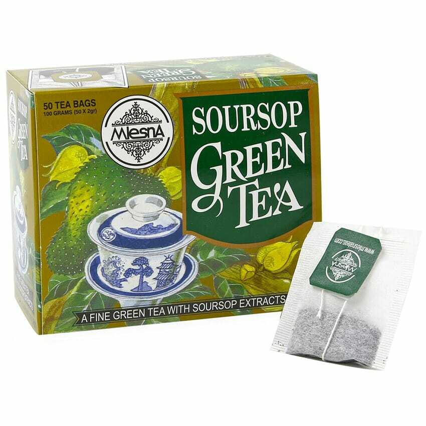 Mlesna Ceylon Tea Soursop Green 50 Tea bags