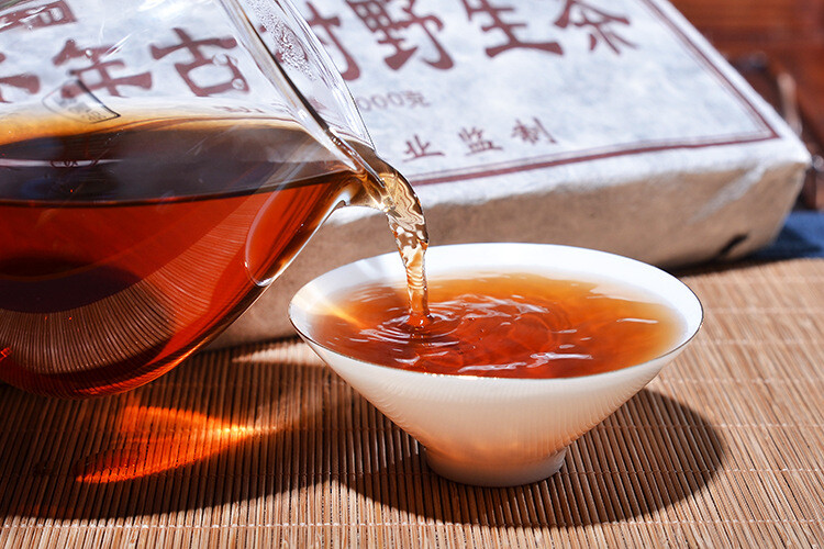 Cooked Pu erh Tea Brick Thousands of Years Old Trees Ripe Puerh Tea Yunnan 1000g